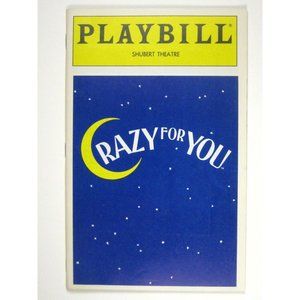 Crazy You Playbill 1994 Harry Groener Jodi Benson Carleton Carpenter Gershwiin